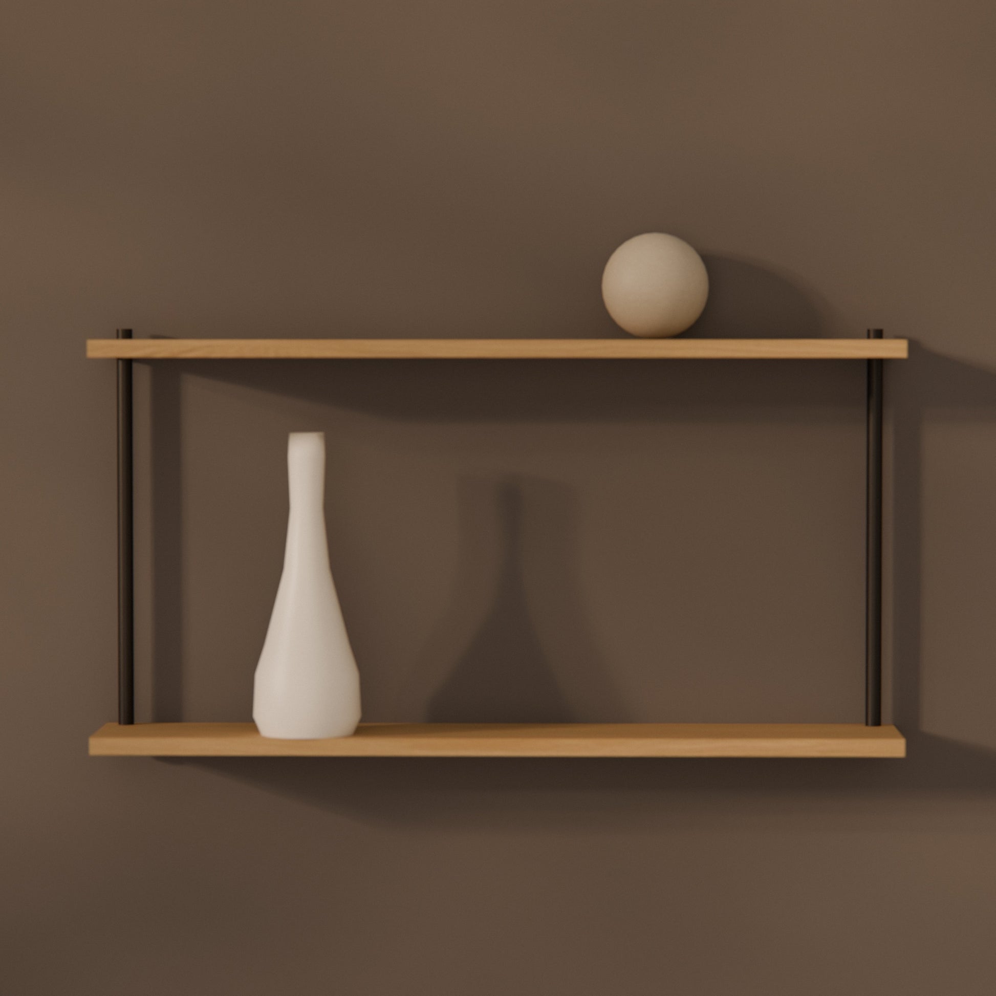 oak-wall-shelf-75x40cm -- Raumansicht