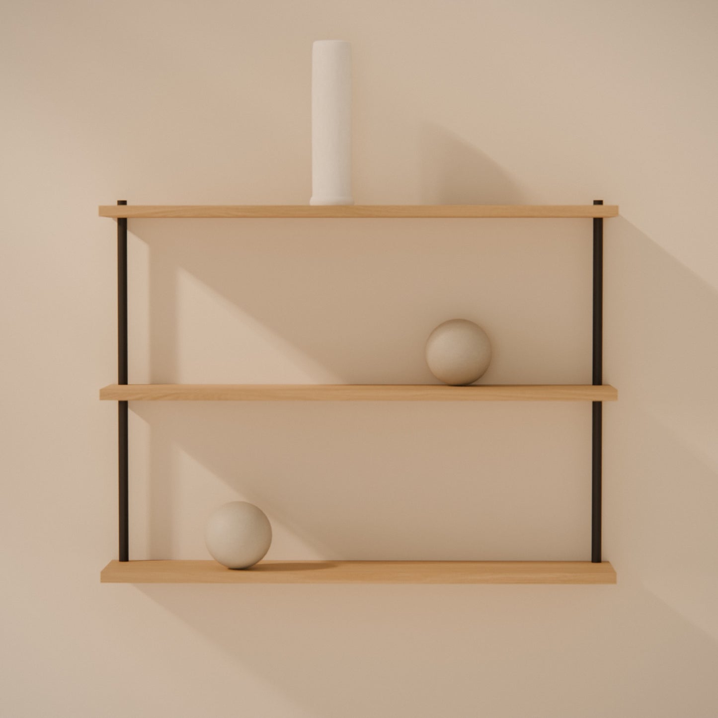 oak-wall-shelf-75x57cm -- Raumansicht
