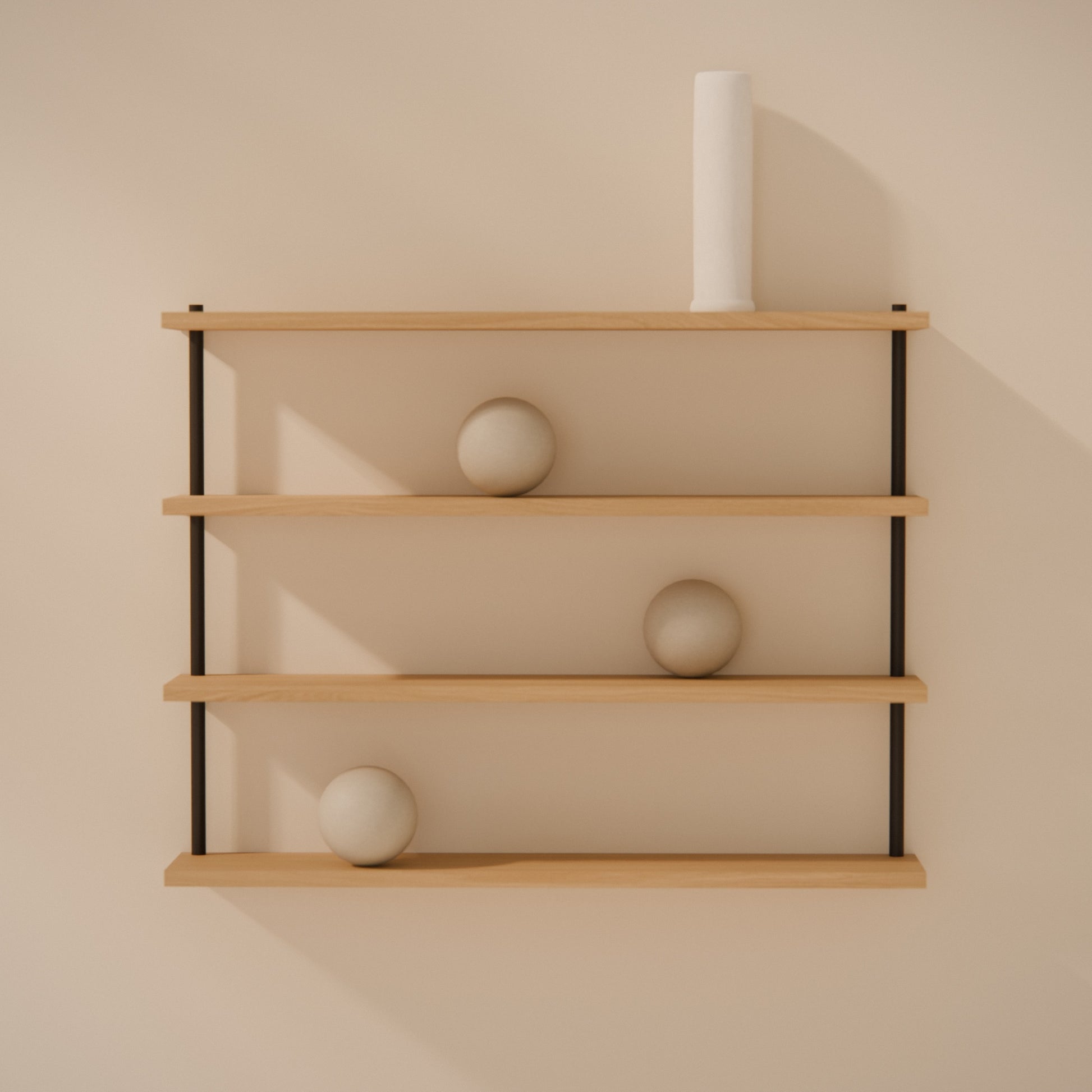 oak-wall-shelf-75x59cm -- Raumansicht