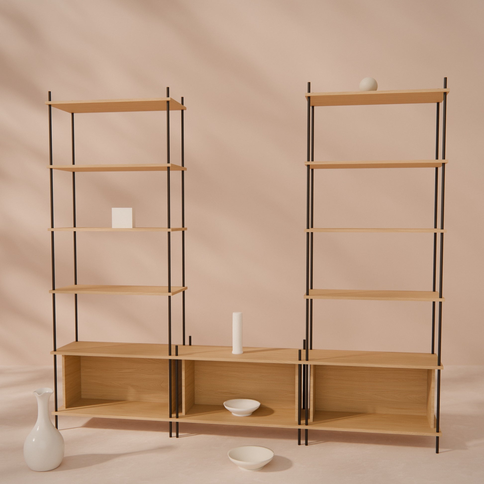 oak-wall-unit-225x201cm-with-twin-towers -- Raumansicht