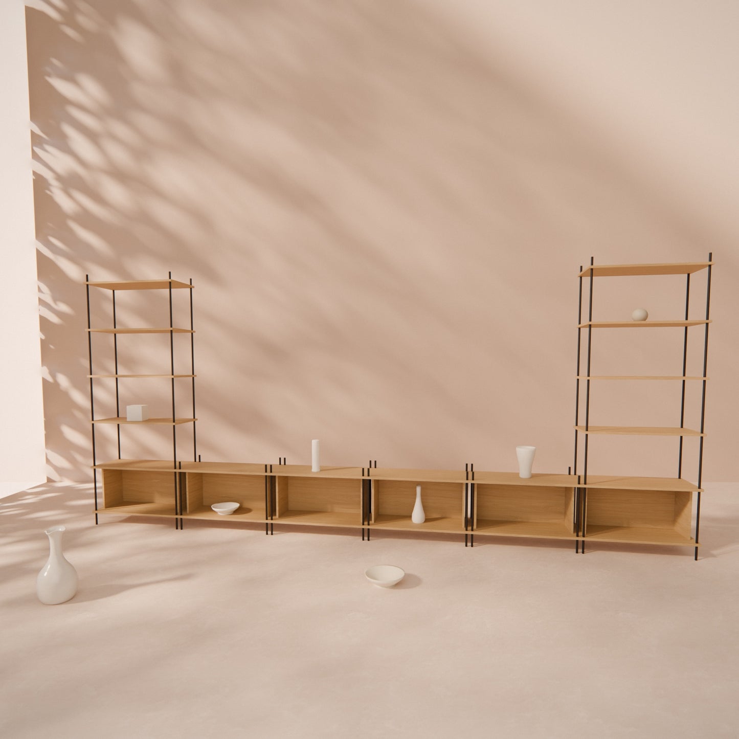 oak-wall-unit-450x201cm-with-twin-towers -- Raumansicht