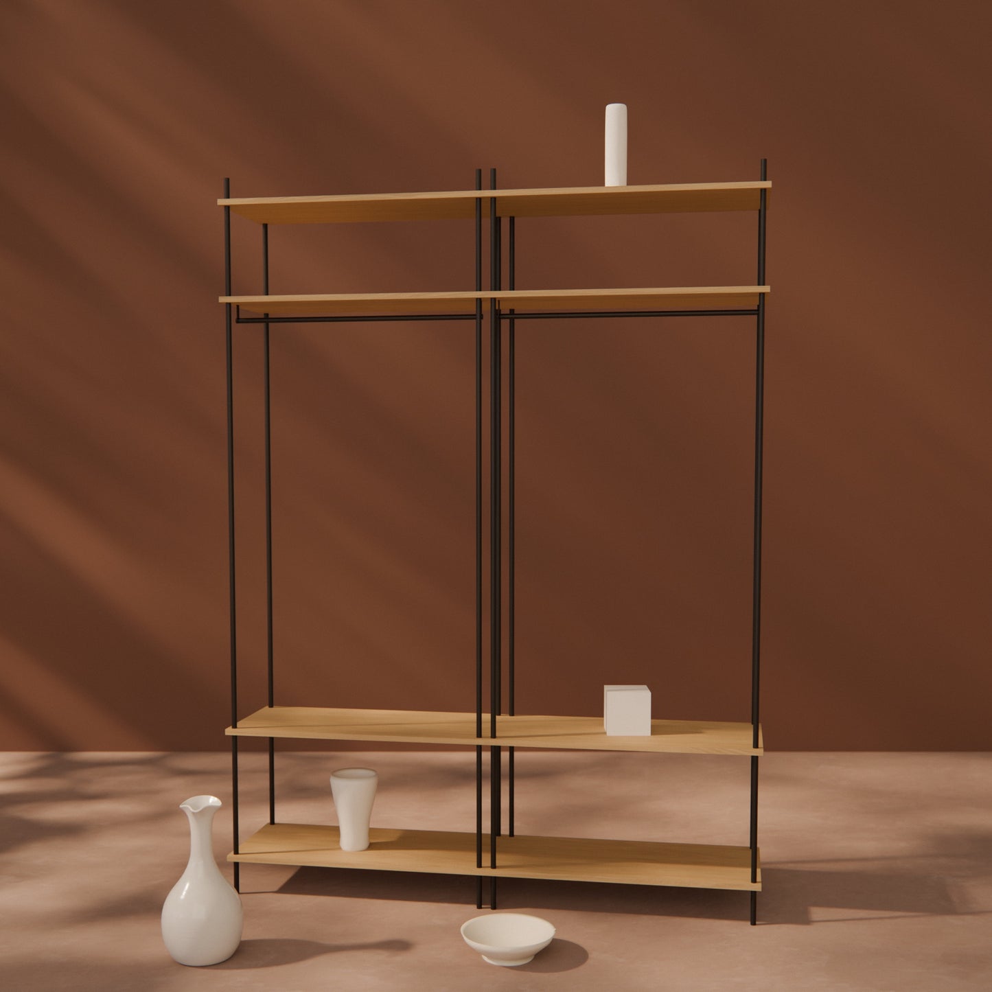 oak-wardrobe-150x202cm -- Raumansicht