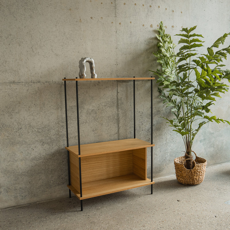 KUUDU Sideboard aus Eiche, 1 Sektion × 3 Level