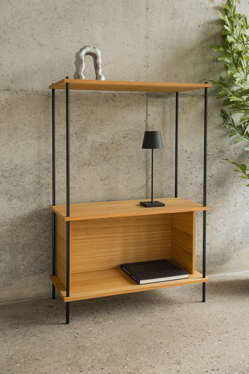 KUUDU Sideboard aus Eiche, 1 Sektion × 3 Level
