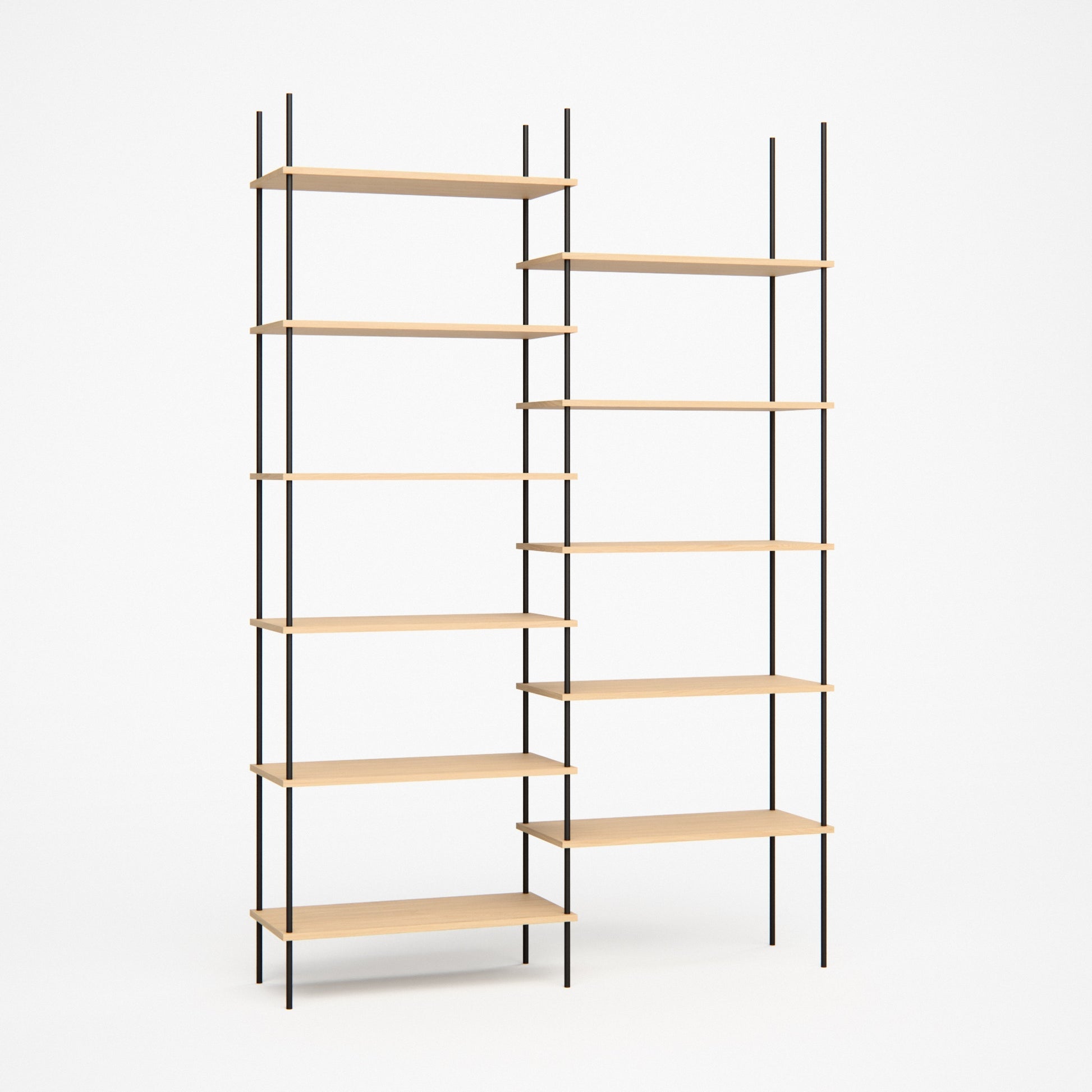 large-oak-bookshelf-146x219cm-shift -- Studioansicht