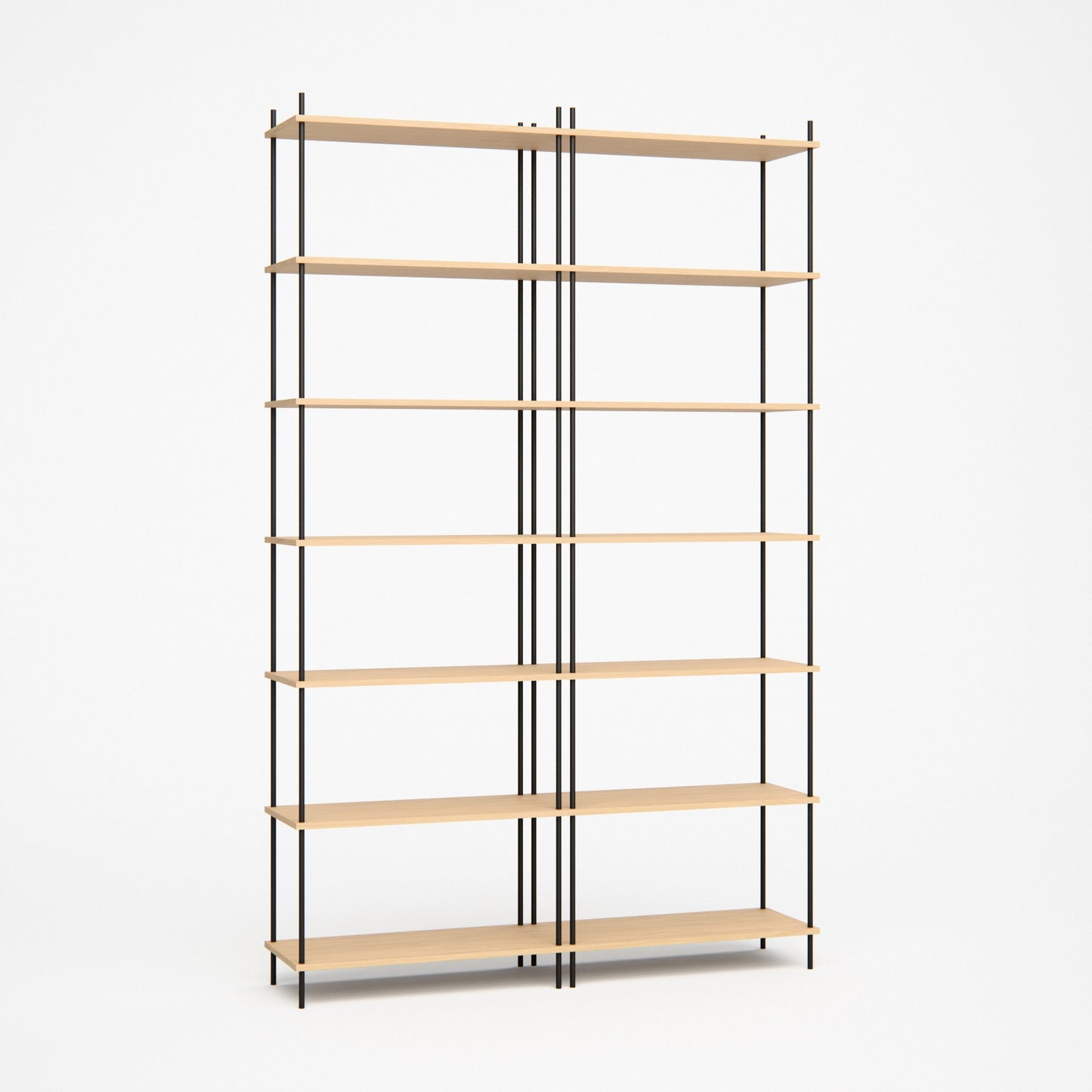 large-oak-bookshelf-150x237cm -- Studioansicht