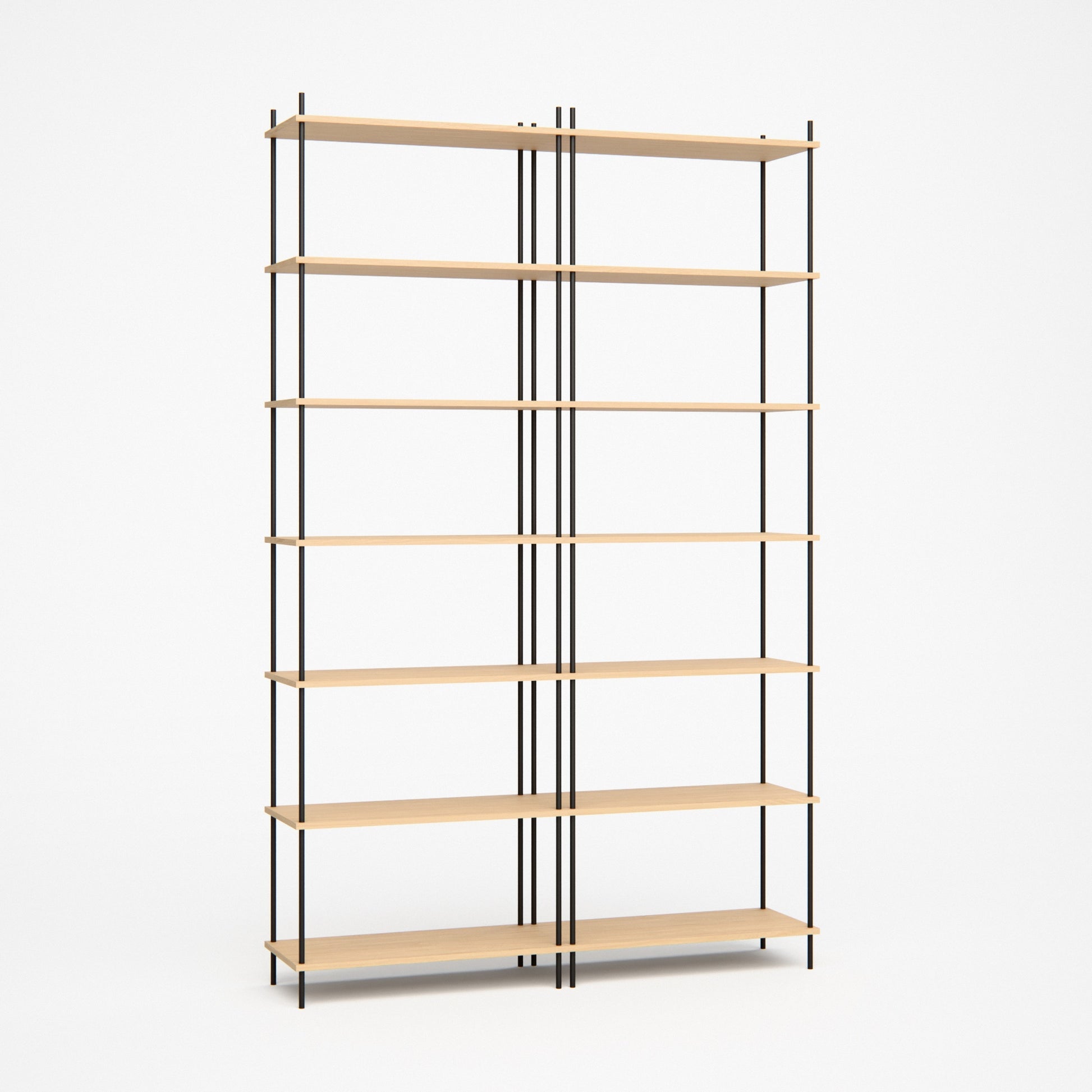 large-oak-bookshelf-150x237cm -- Studioansicht