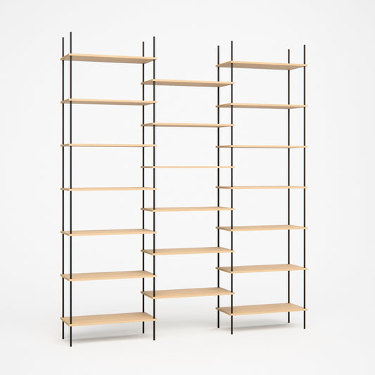large-oak-bookshelf-217x256cm-shift -- Studioansicht