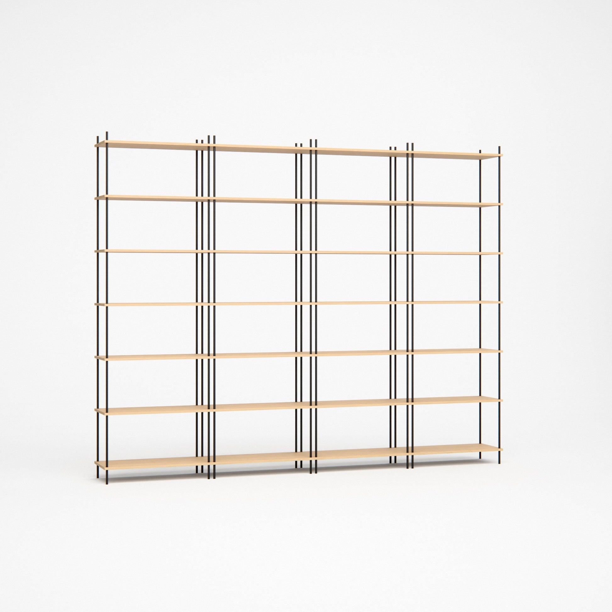 large-oak-bookshelf-300x237cm -- Studioansicht