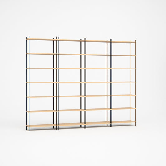 large-oak-bookshelf-300x237cm -- Studioansicht