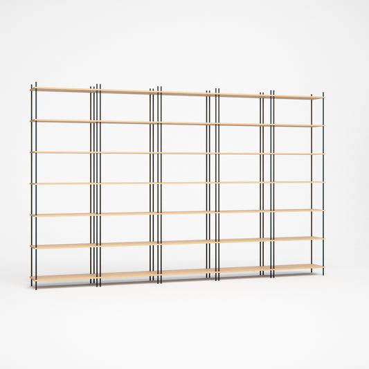 large-oak-bookshelf-375x237cm -- Studioansicht