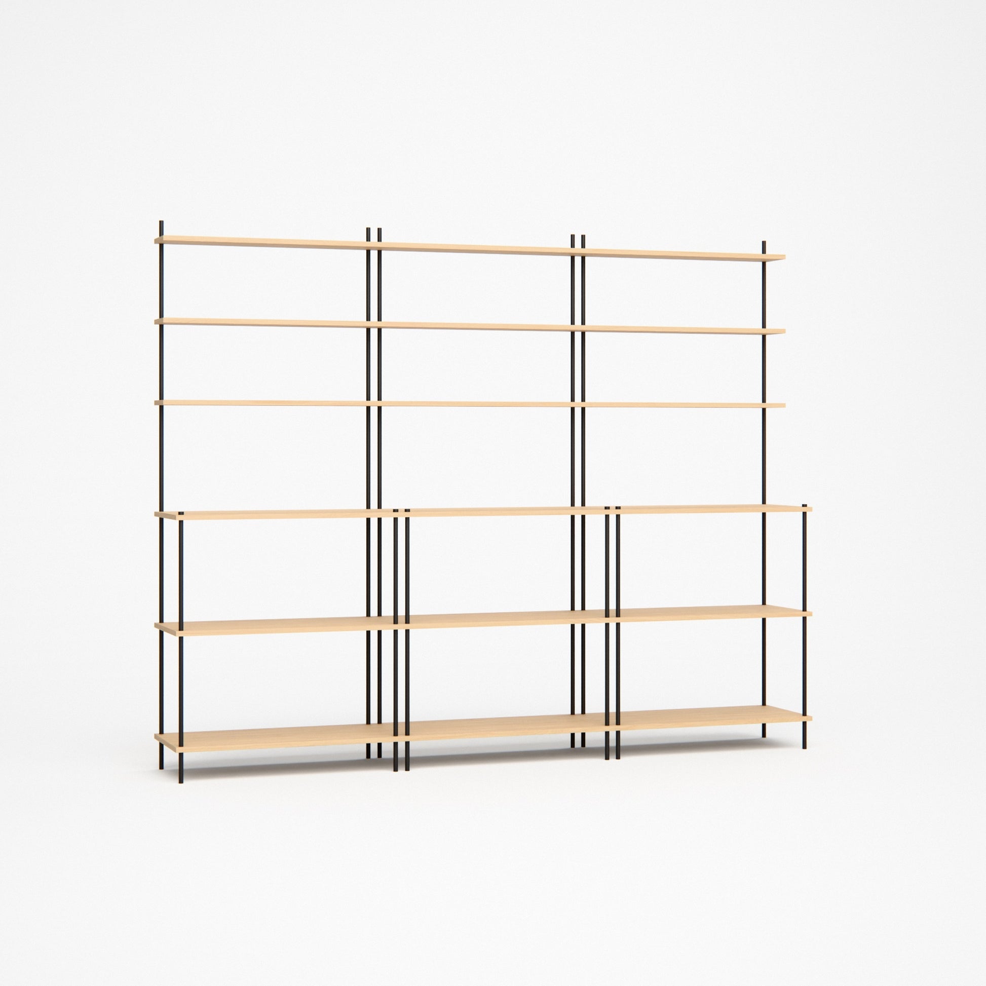 large-oak-tiered-shelf -- Studioansicht