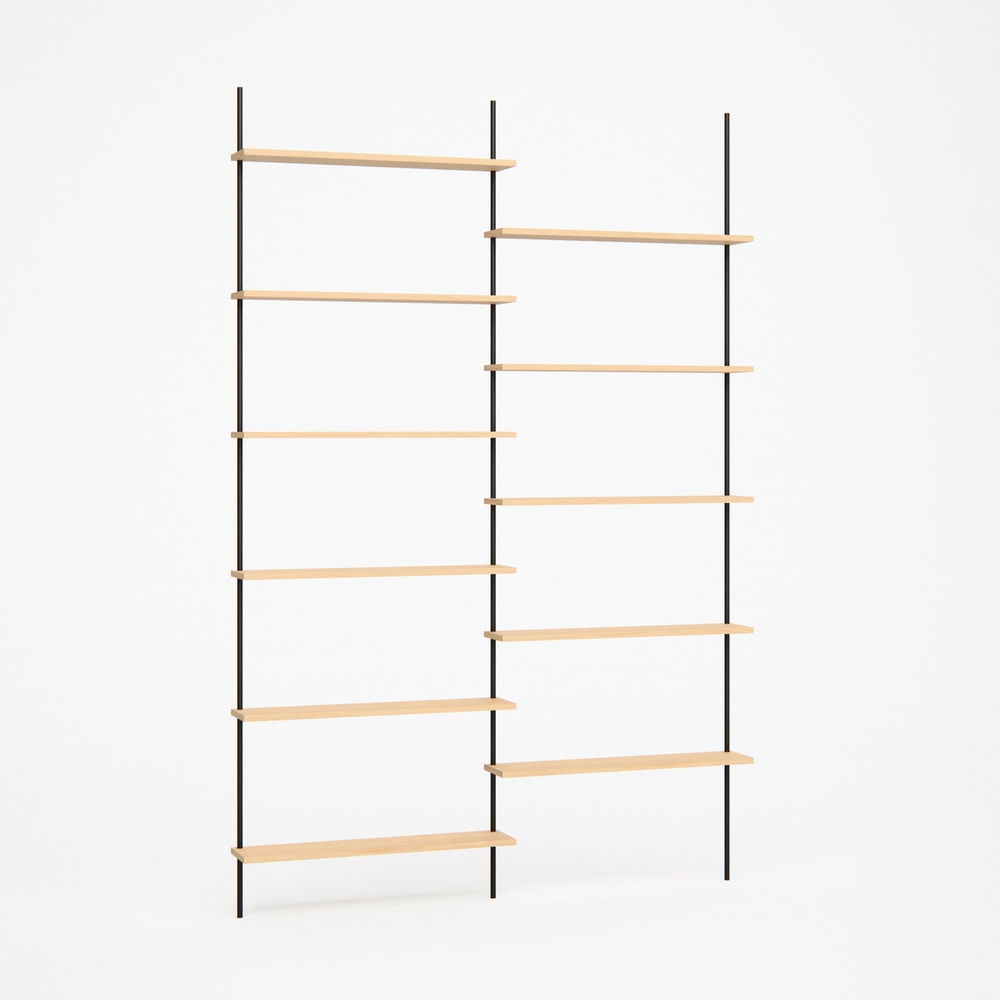 large-oak-wallshelf-shift-146x219cm -- Studioansicht