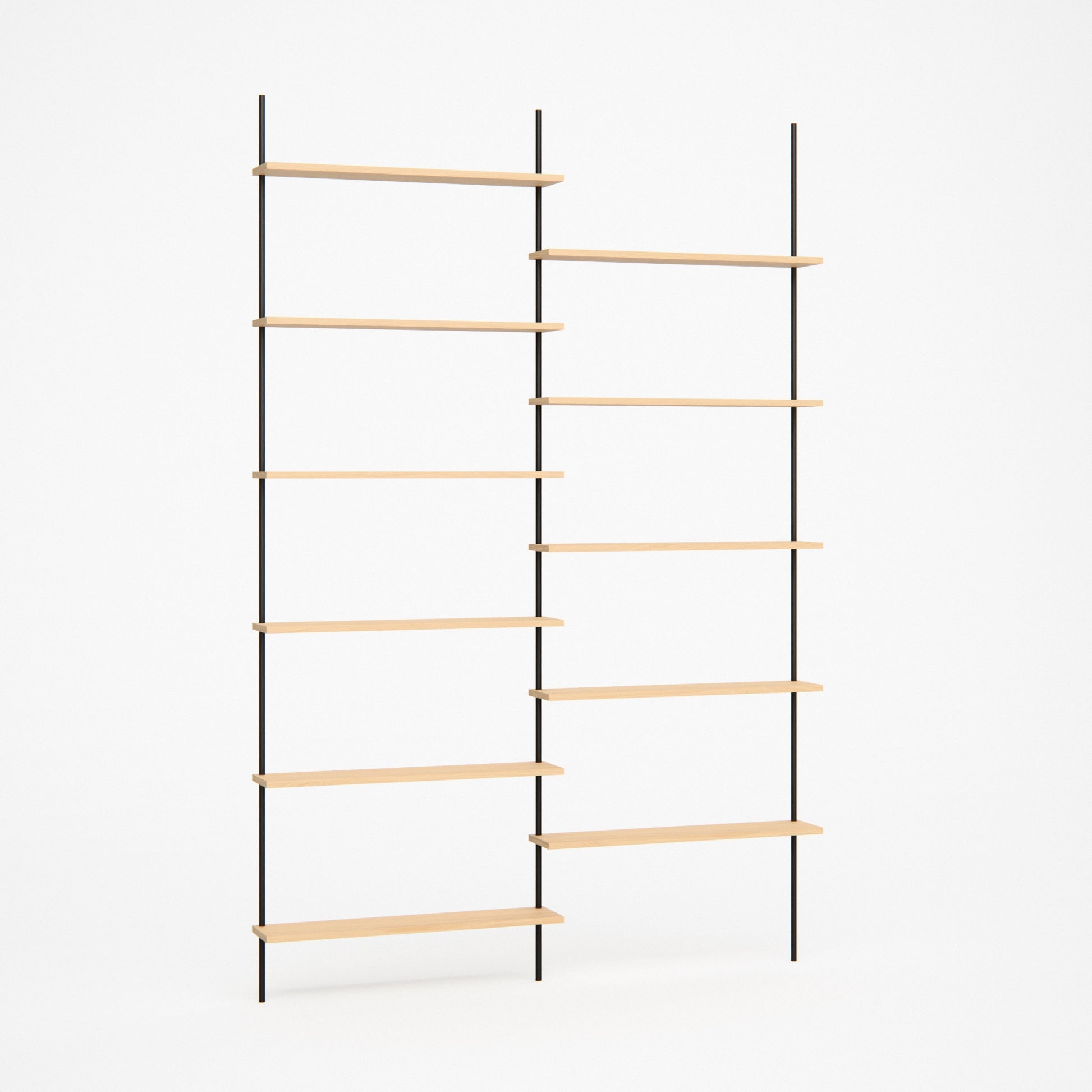 large-oak-wallshelf-shift-146x219cm -- Studioansicht