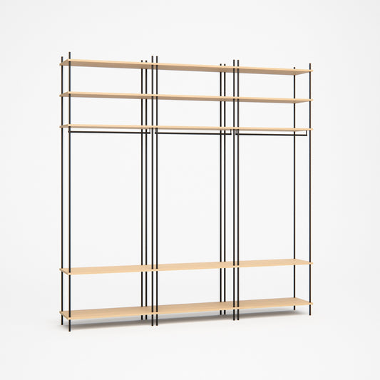 large-oak-wardrobe-225x229cm -- Studioansicht