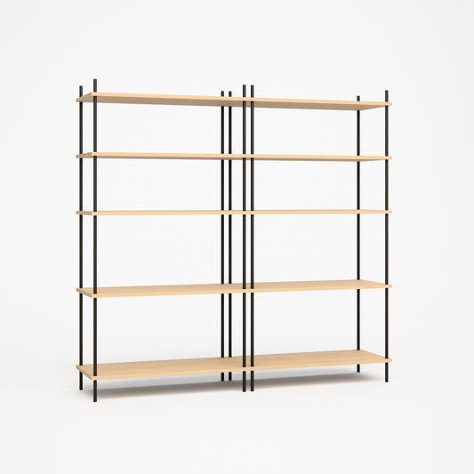 oak-bookshelf-150x144cm -- Studioansicht