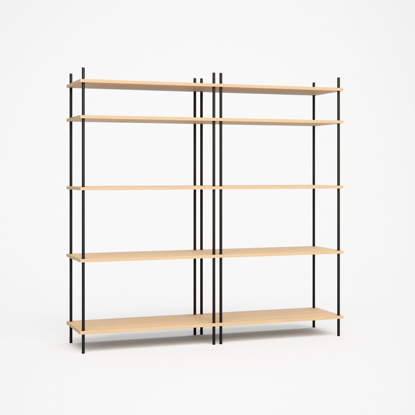 oak-bookshelf-150x146cm -- Studioansicht