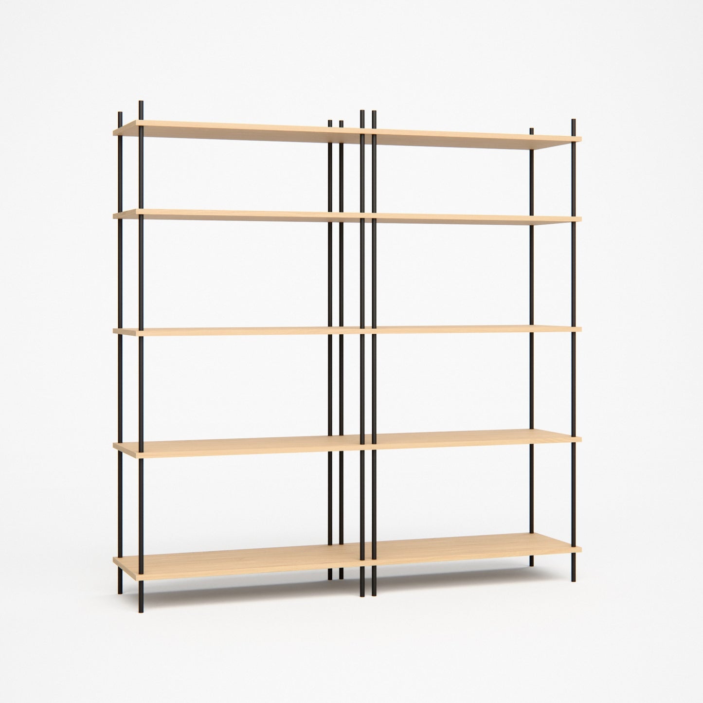 oak-bookshelf-150x154cm -- Studioansicht