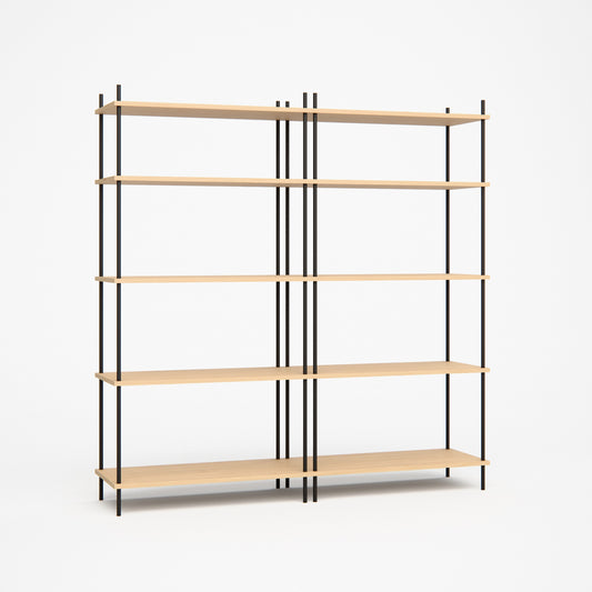 oak-bookshelf-150x154cm -- Studioansicht