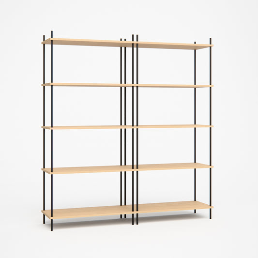 oak-bookshelf-150x164cm -- Studioansicht