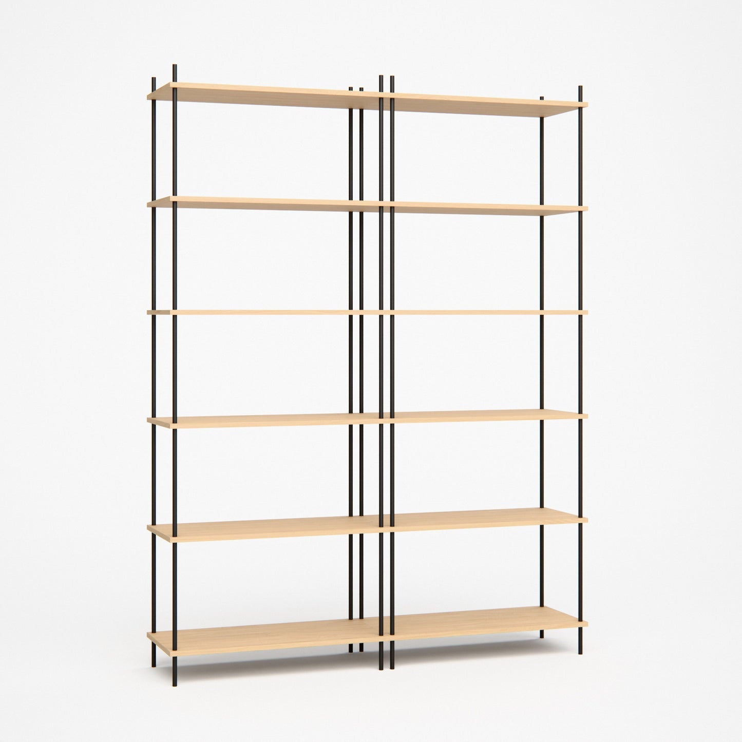 oak-bookshelf-150x201cm -- Studioansicht