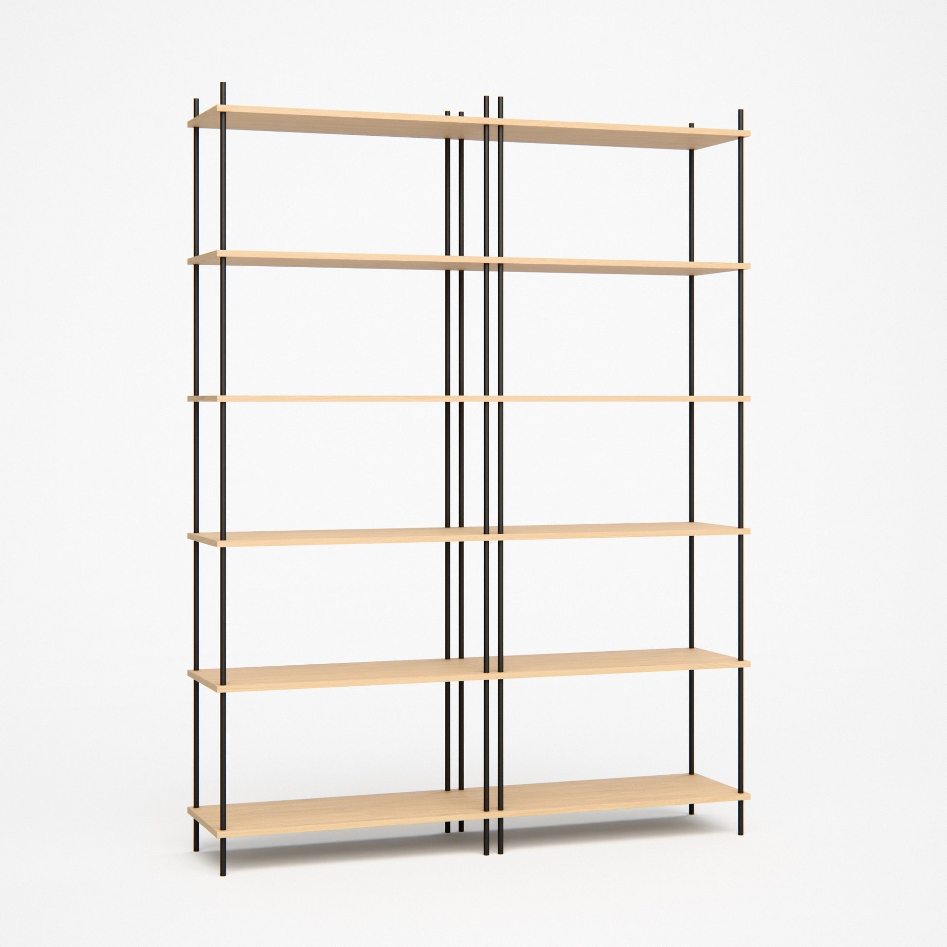 oak-bookshelf-150x201cm -- Studioansicht