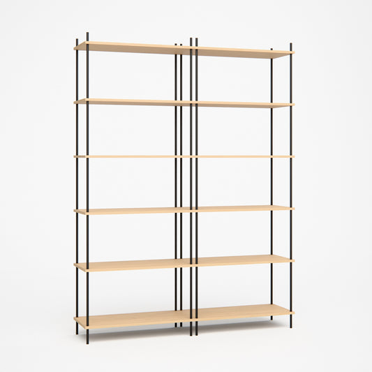 oak-bookshelf-150x201cm -- Studioansicht