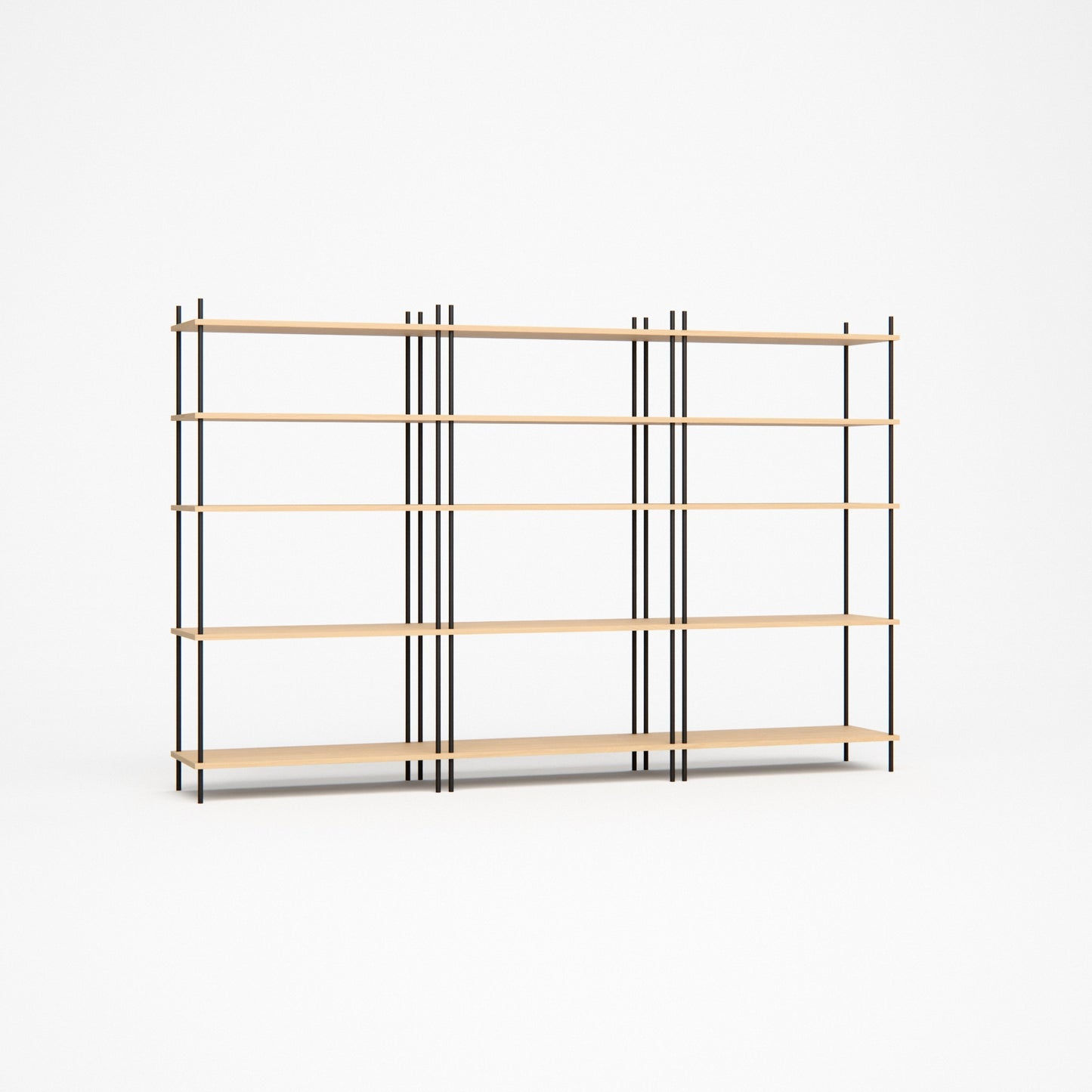 oak-bookshelf-225x144cm -- Studioansicht
