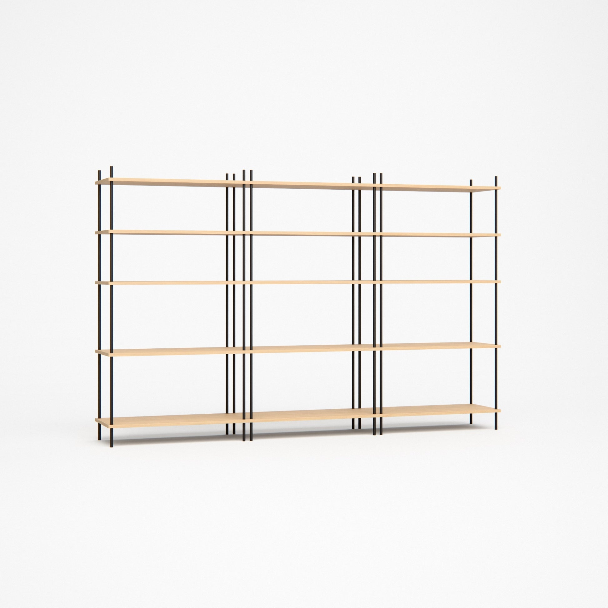 oak-bookshelf-225x144cm -- Studioansicht