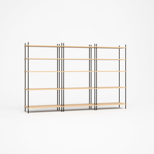 oak-bookshelf-225x144cm -- Studioansicht