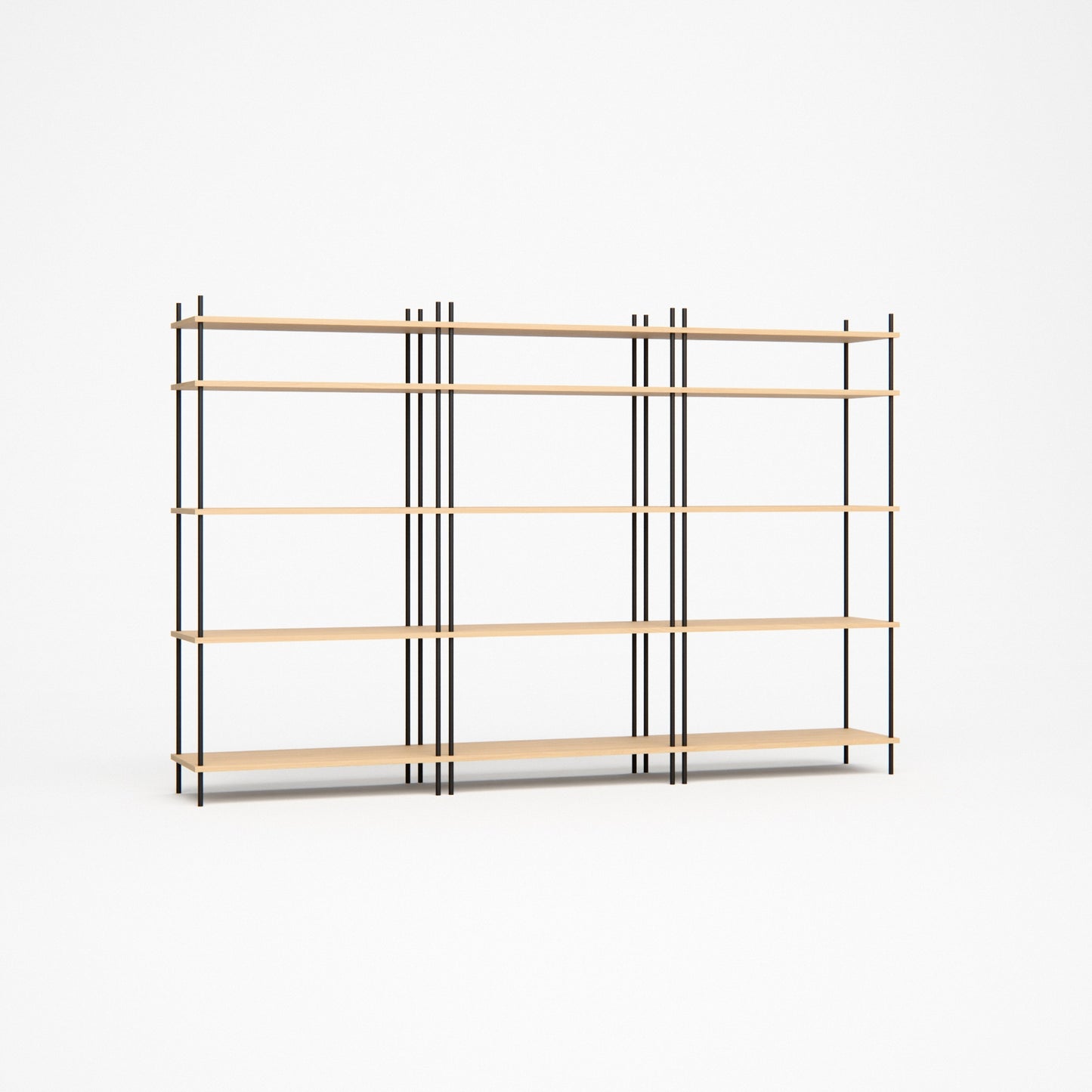 oak-bookshelf-225x146cm -- Studioansicht