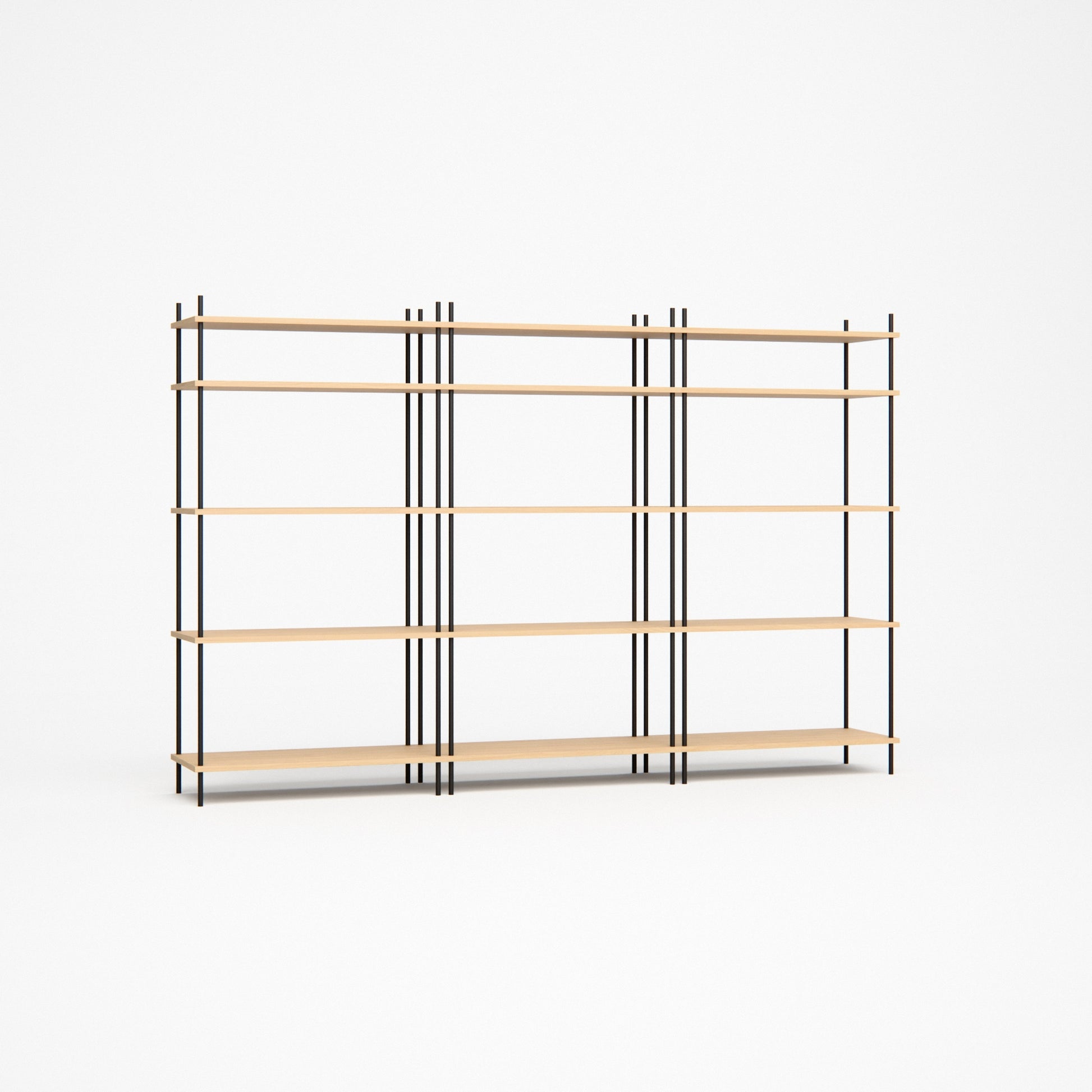 oak-bookshelf-225x146cm -- Studioansicht