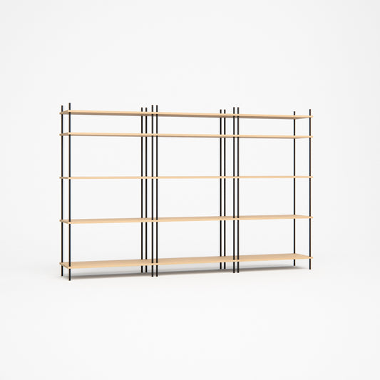 oak-bookshelf-225x146cm -- Studioansicht