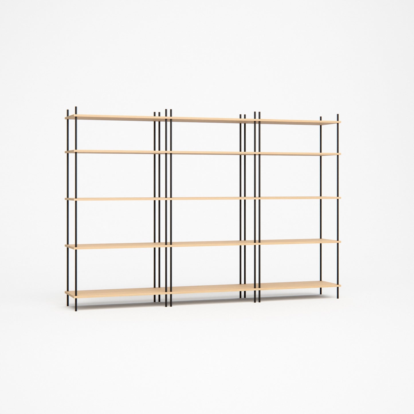 oak-bookshelf-225x154cm -- Studioansicht