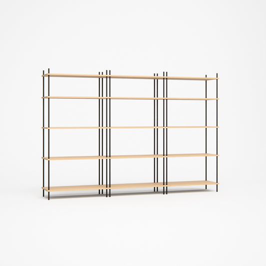 oak-bookshelf-225x154cm -- Studioansicht