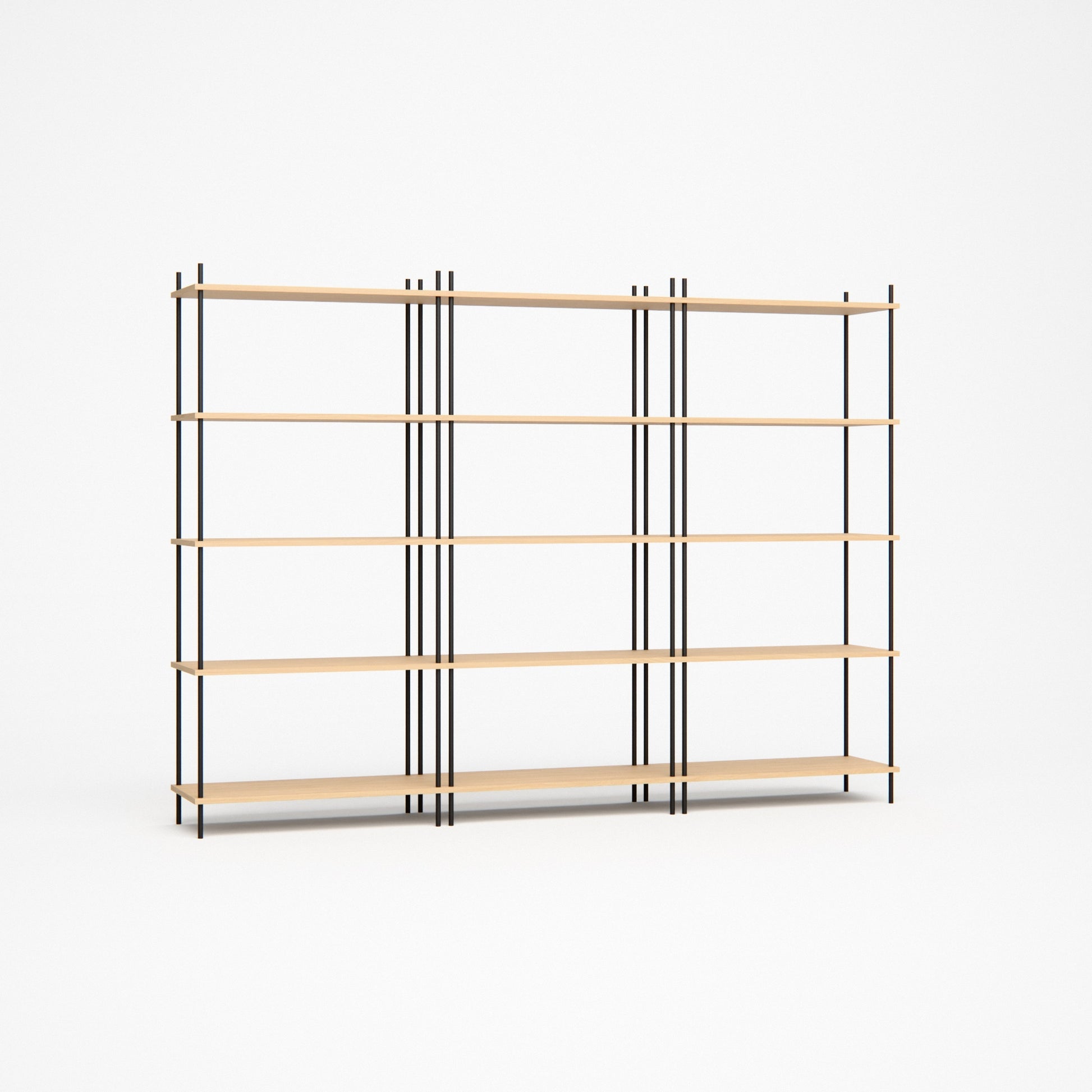 oak-bookshelf-225x164cm -- Studioansicht