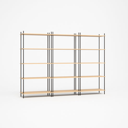 oak-bookshelf-225x164cm -- Studioansicht