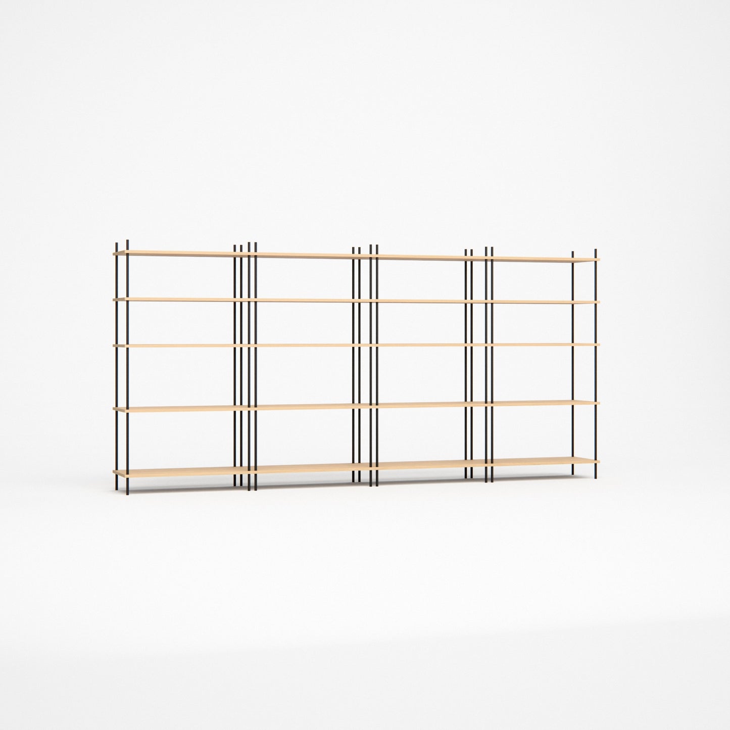 oak-bookshelf-300x144cm -- Studioansicht