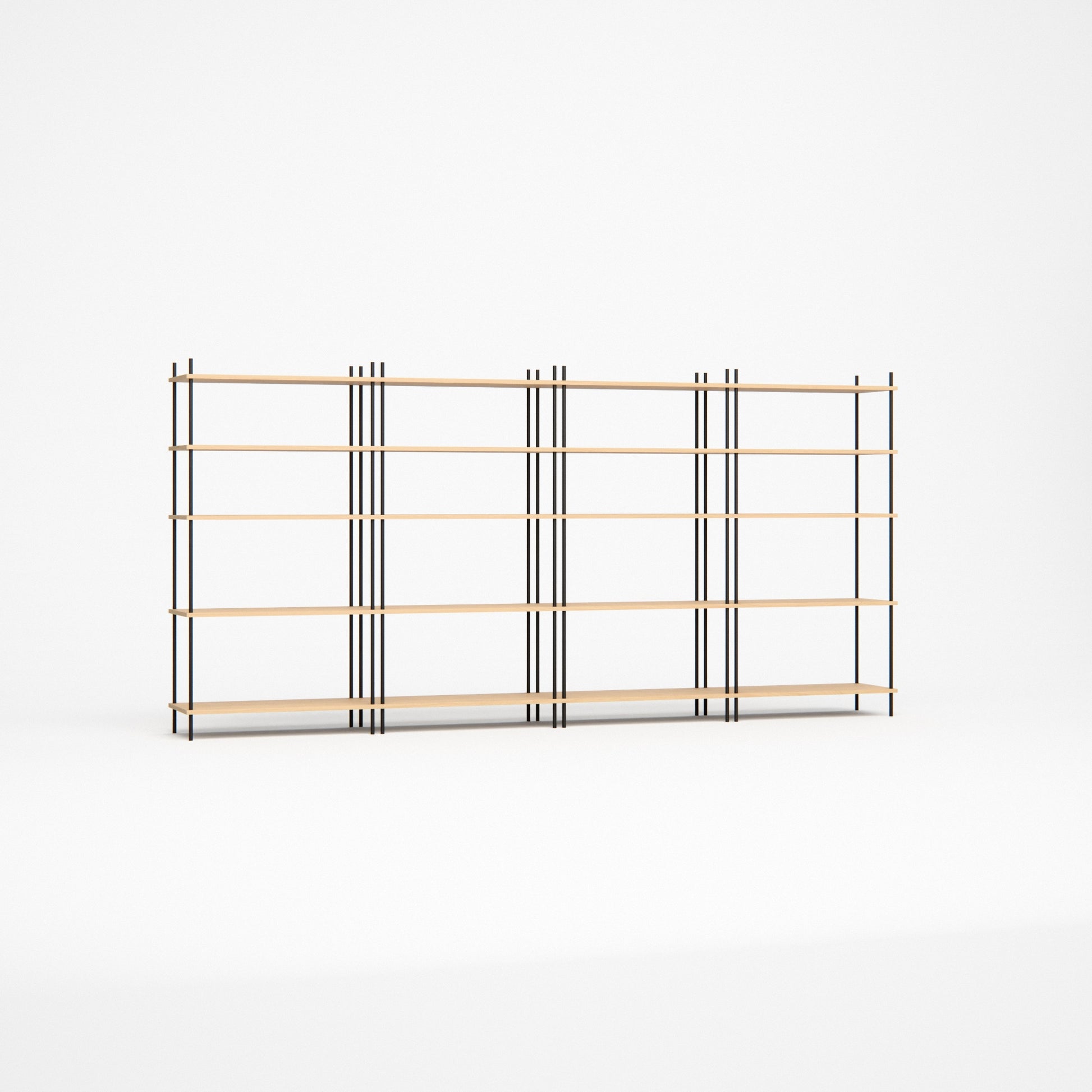 oak-bookshelf-300x144cm -- Studioansicht