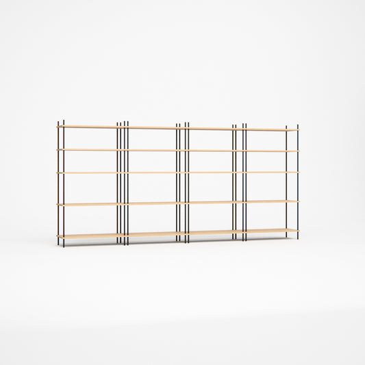 oak-bookshelf-300x144cm -- Studioansicht
