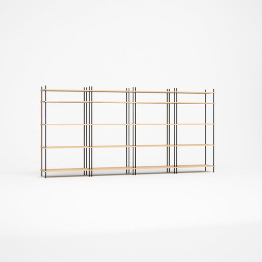 oak-bookshelf-300x146cm -- Studioansicht