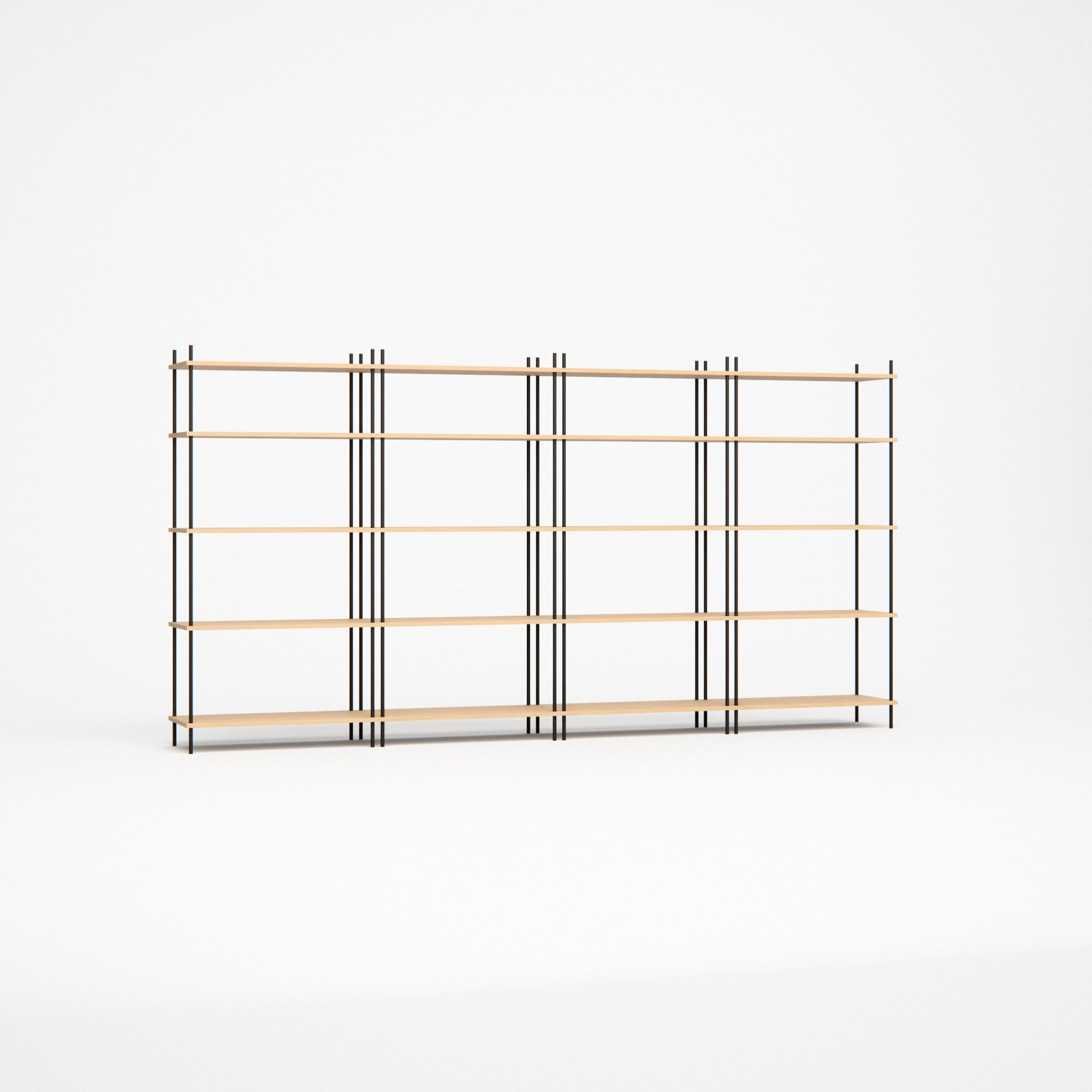 oak-bookshelf-300x154cm -- Studioansicht