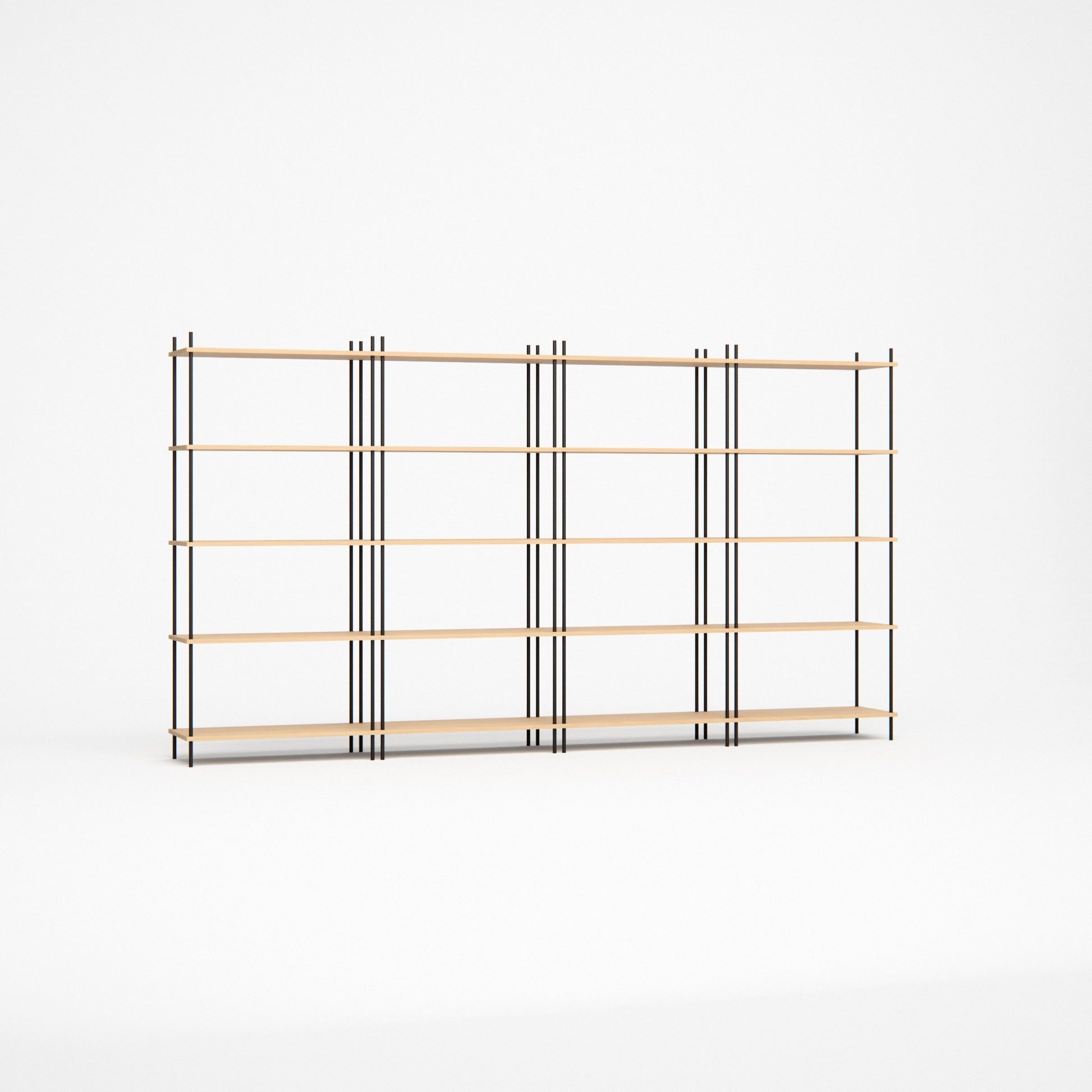 oak-bookshelf-300x164cm -- Studioansicht