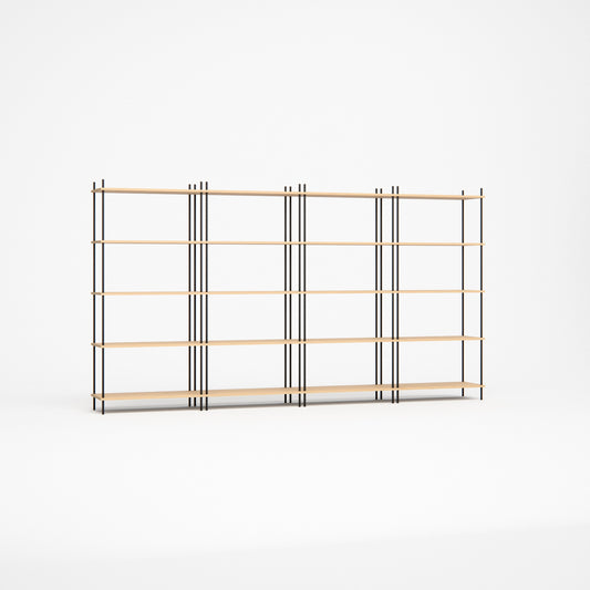 oak-bookshelf-300x164cm -- Studioansicht