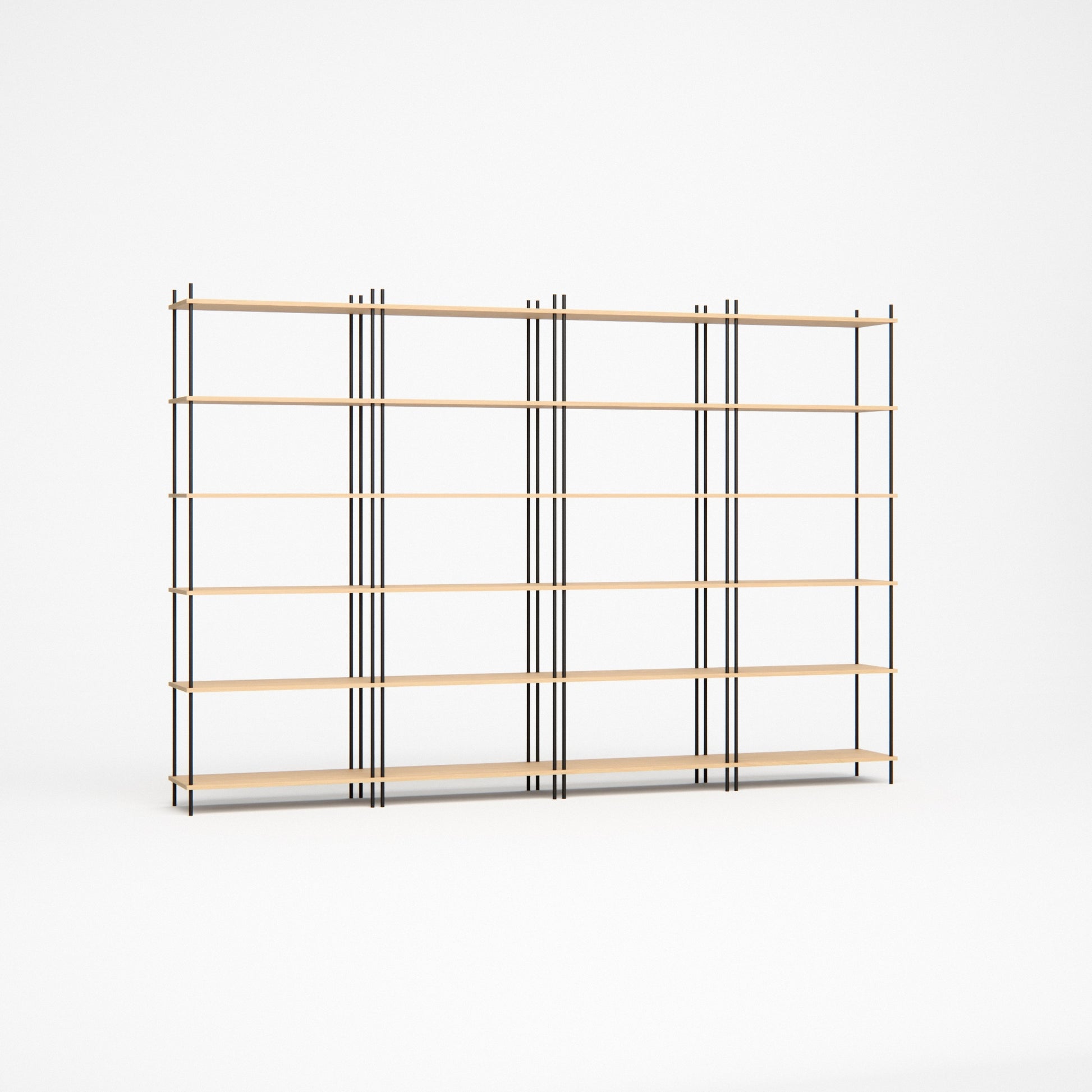 oak-bookshelf-300x201cm -- Studioansicht