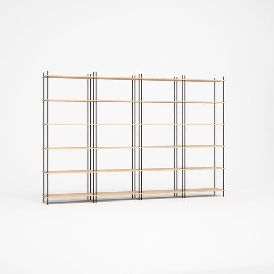 oak-bookshelf-300x201cm -- Studioansicht