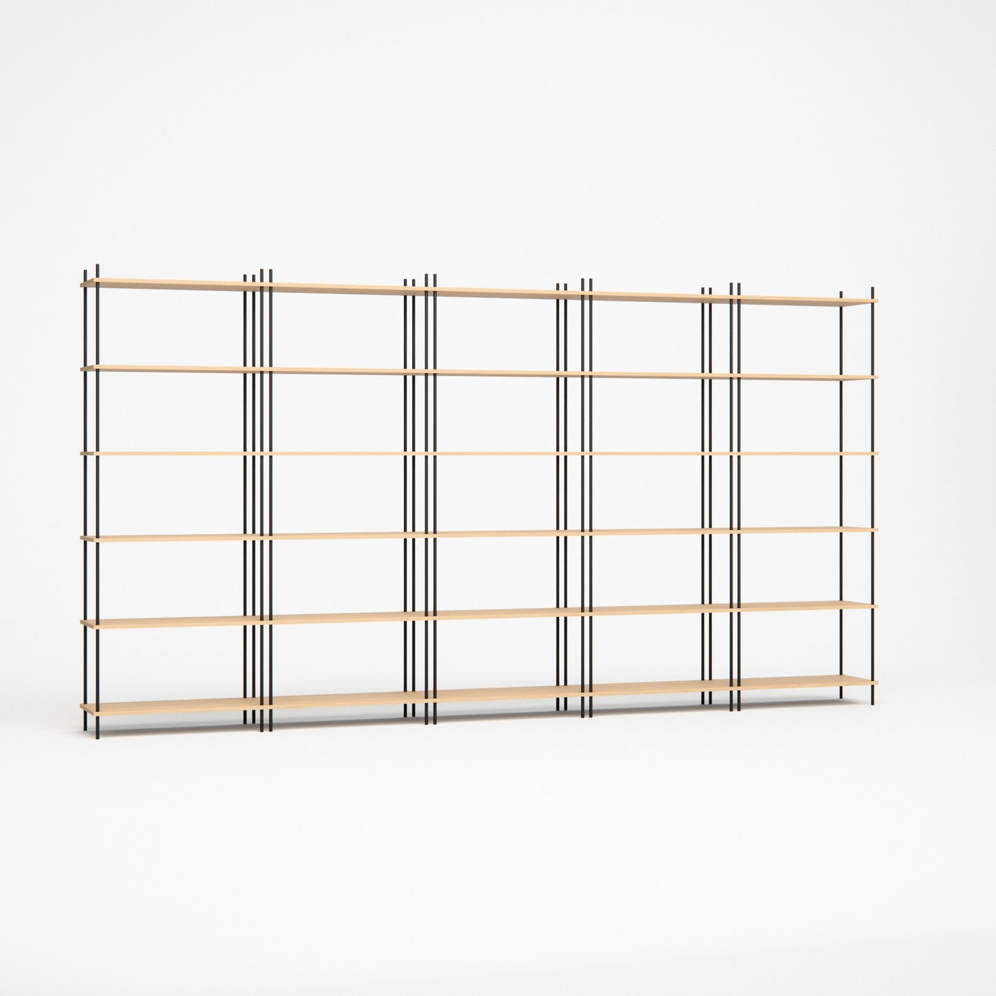 oak-bookshelf-375x201cm -- Studioansicht