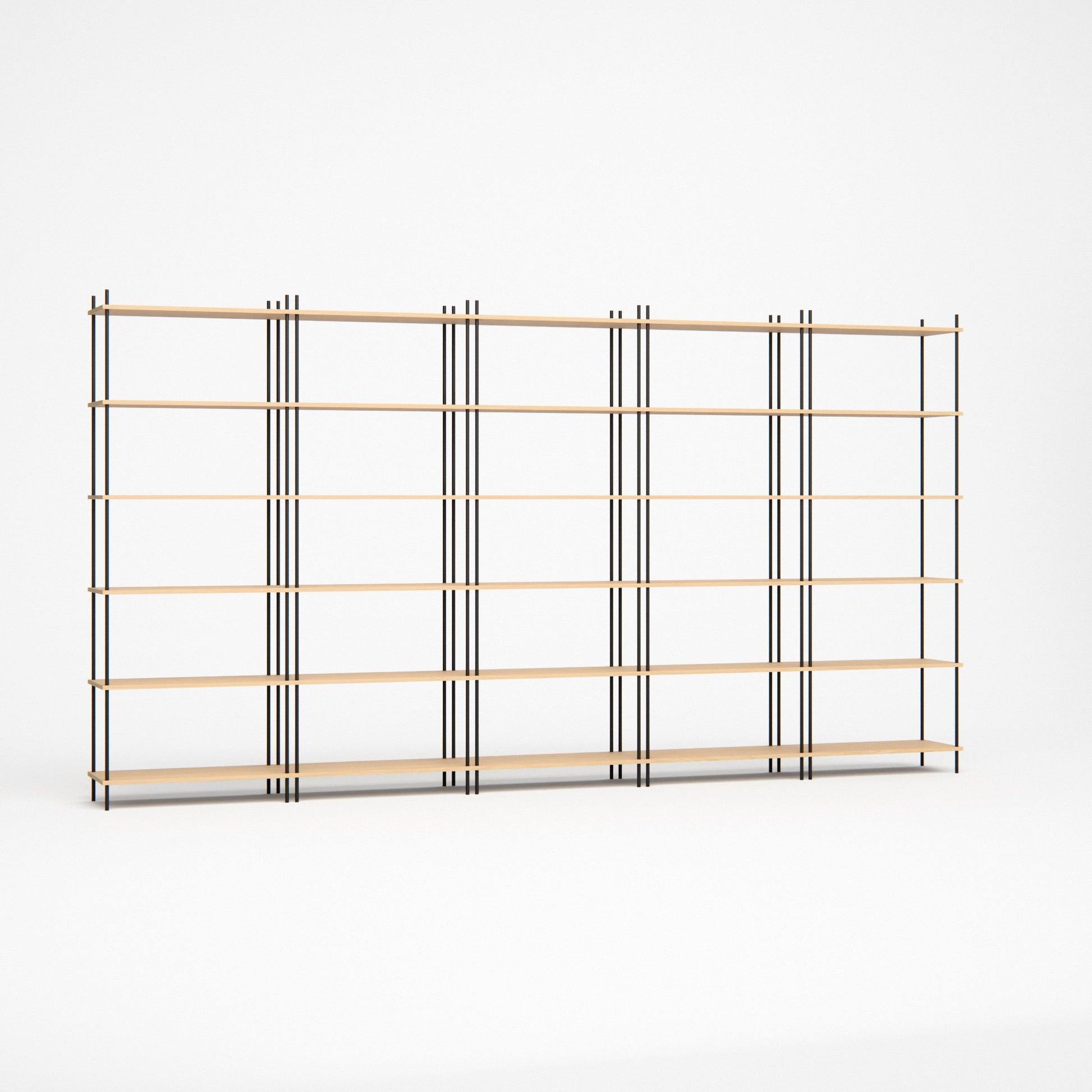 oak-bookshelf-375x201cm -- Studioansicht