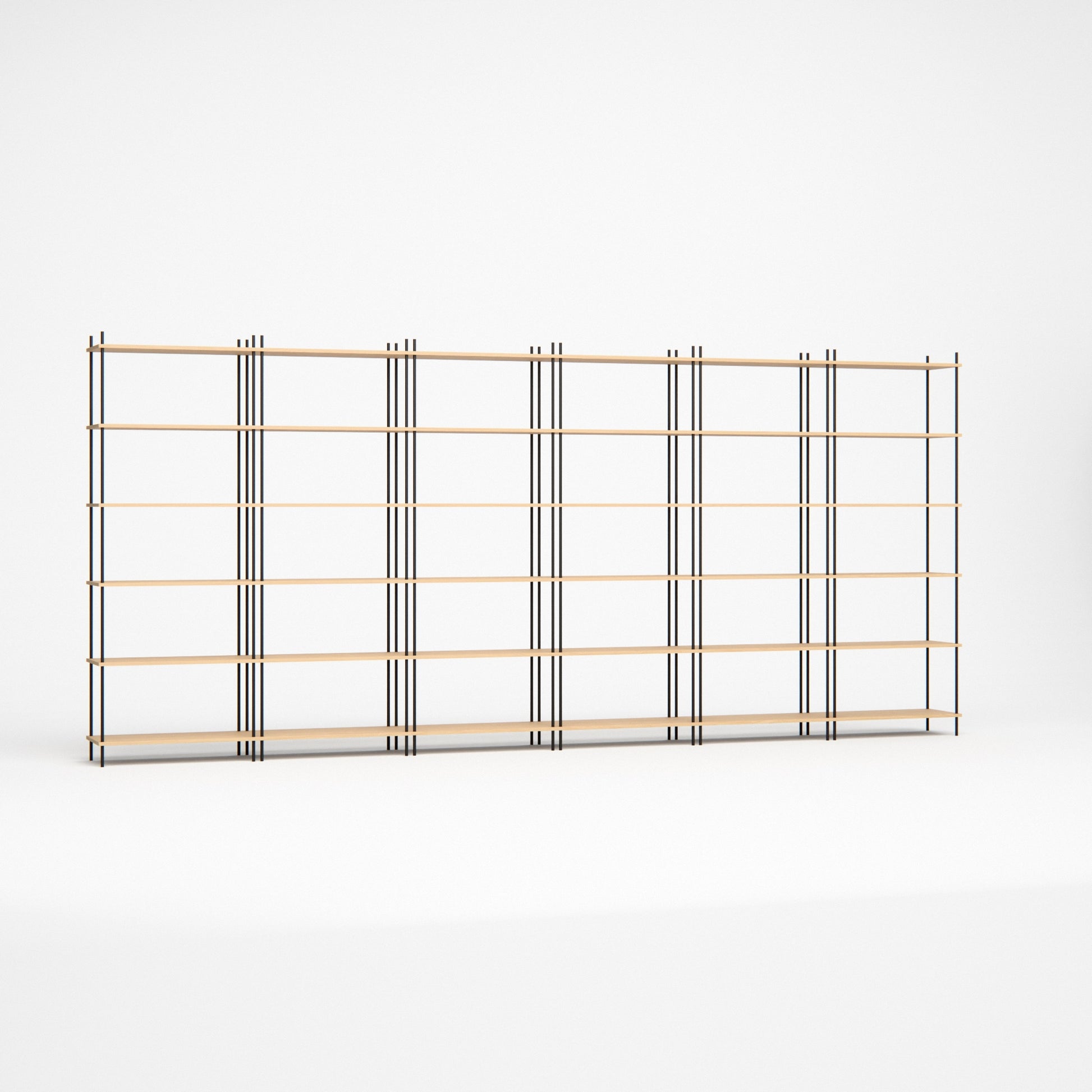 oak-bookshelf-450x201cm -- Studioansicht