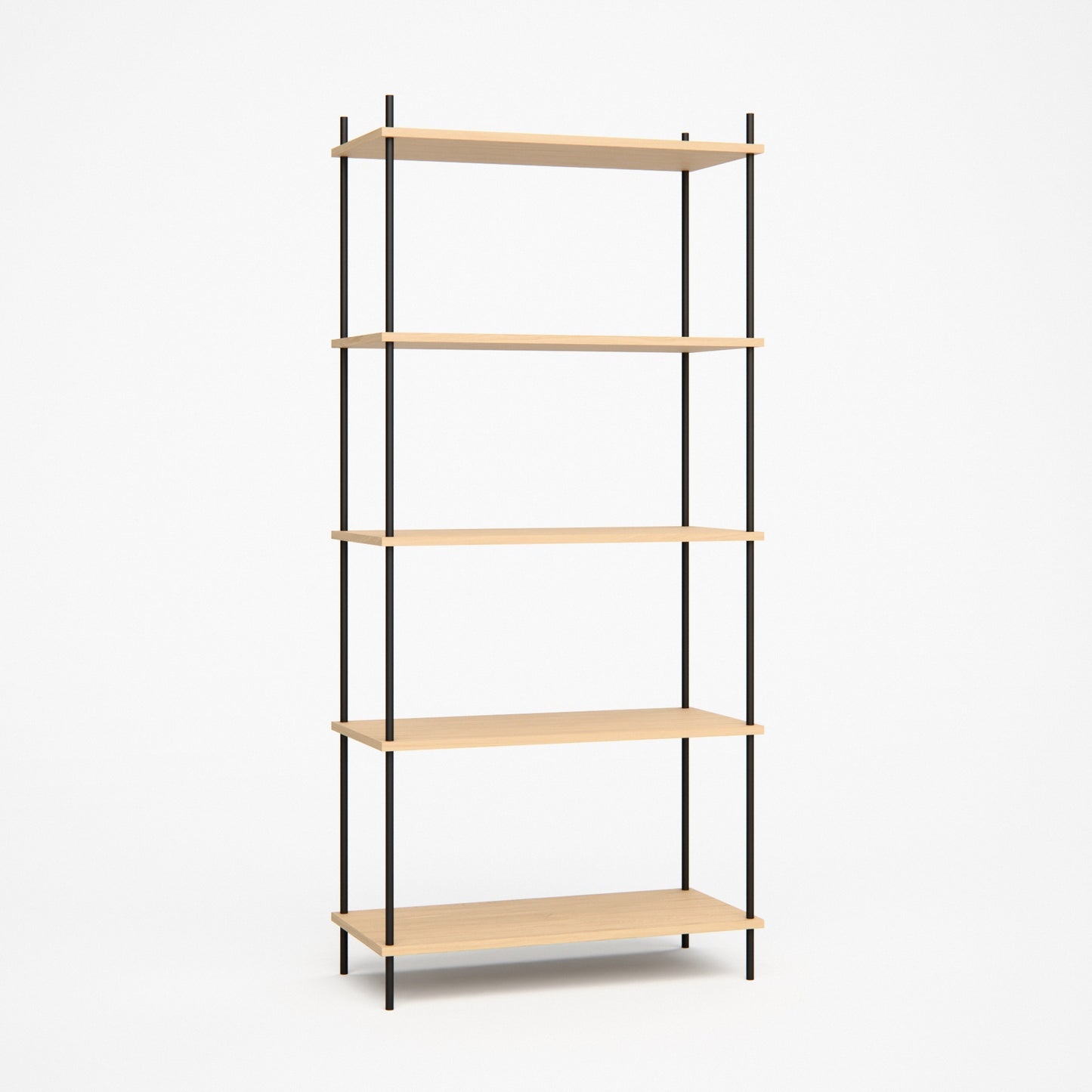 oak-bookshelf-75x164cm -- Studioansicht